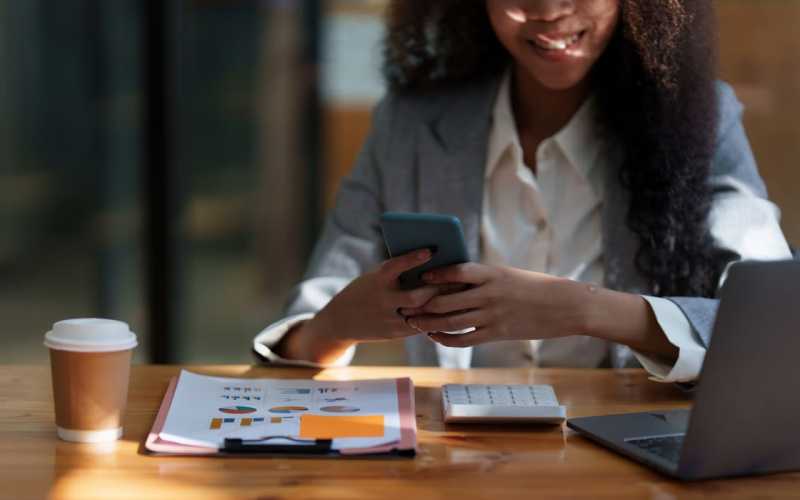 african american businesswoman completes kyc using 2022 10 20 16 22 49 utc 1 1 1 2865646a