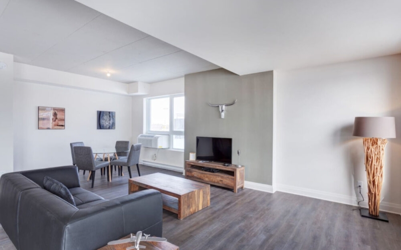 Furnished 2 Bedroom Apartment in Laval | Equinoxe Building